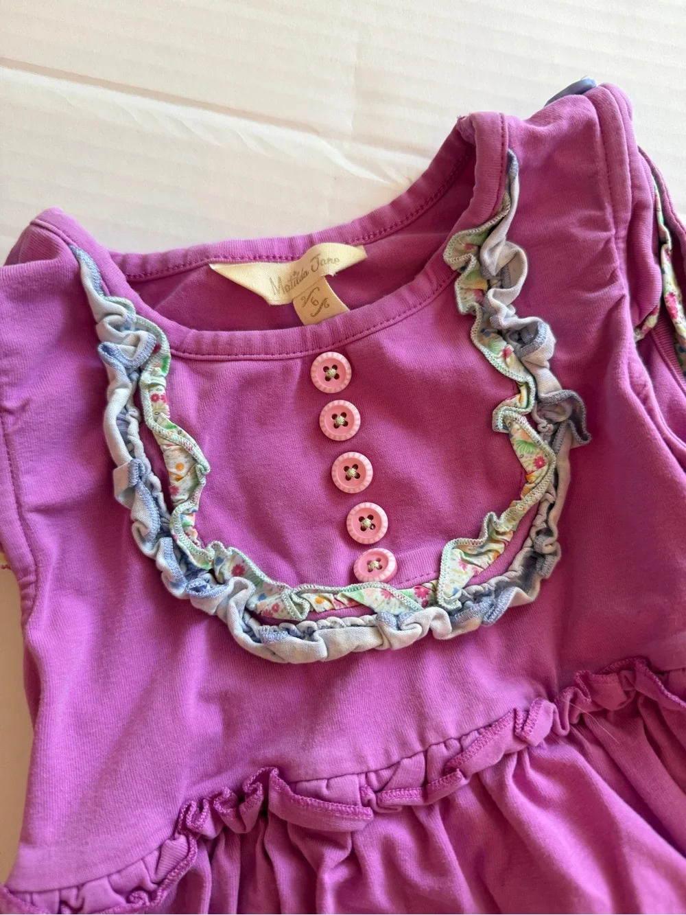 Matilda Jane Bright Pink Tiered Ruffle Dress